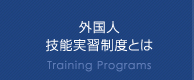 外国人技能実習制度とは Training Programs